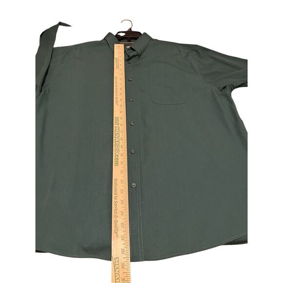 Edward’s Green Button Down Long Sleeve Casual Dress Shirt Men’s Size XL - Picture 6 of 9